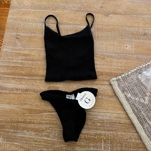 NWT - HUNZA G WOMEN'S NILE STRAP BIKINI